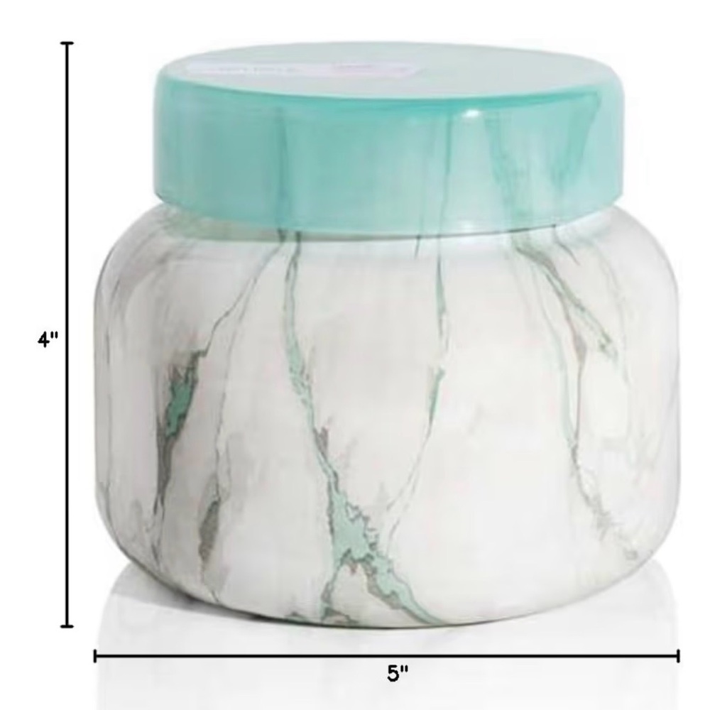 Capri Blue Candle - Modern Marble Jar Candles - Coconut Santal Scented (19 oz) - Picture 4 of 5